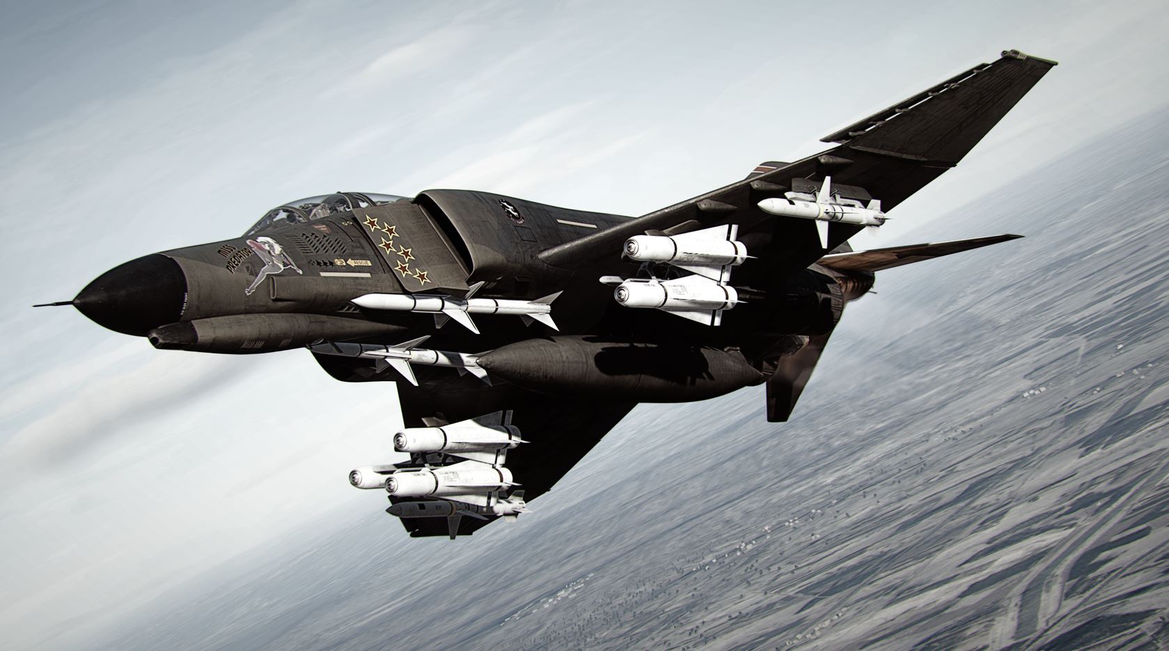 310th Fighter SQ F-4E ~1996 Euro 1 "Miss Predator" [Fictional]