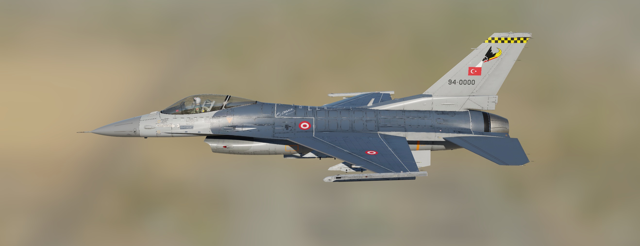 Turkish Air Force 162.Zıpkın Filo_2023_4K