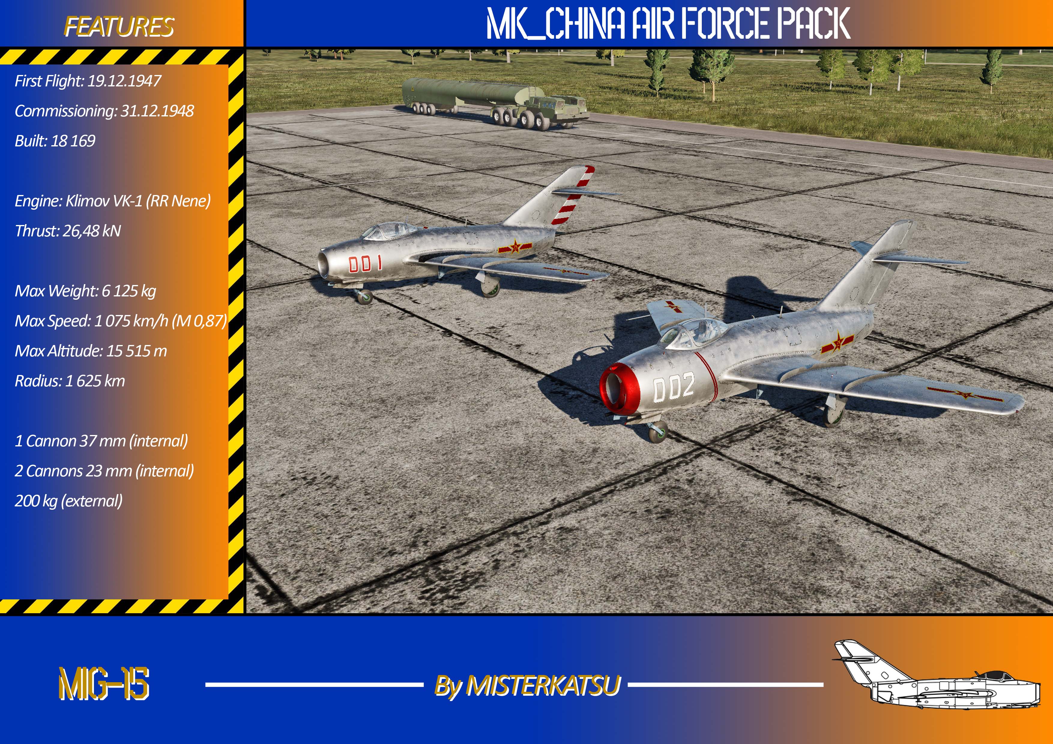 CHINA AIR FORCE PACK