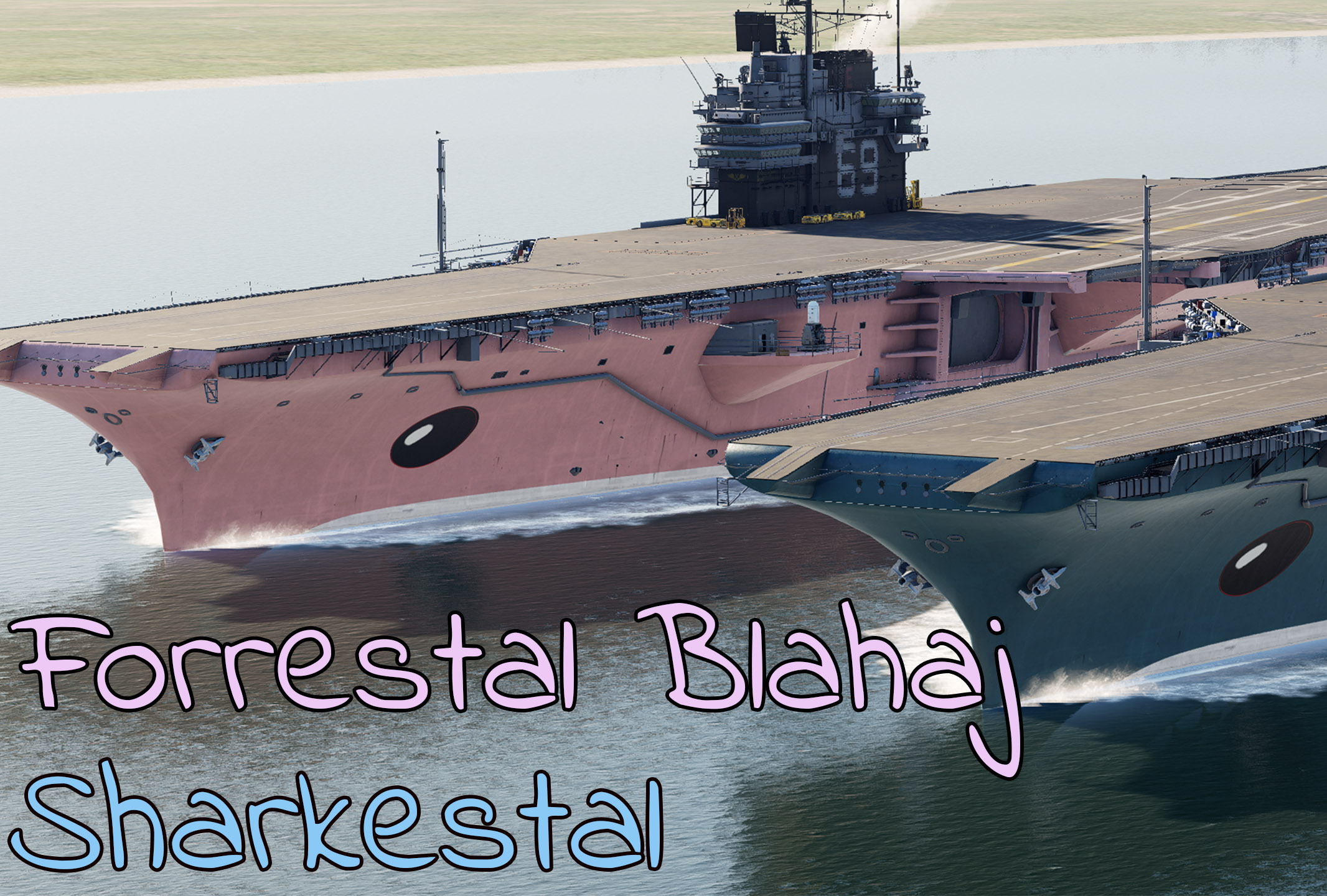 Forrestal As Blahaj (Sharkestal)