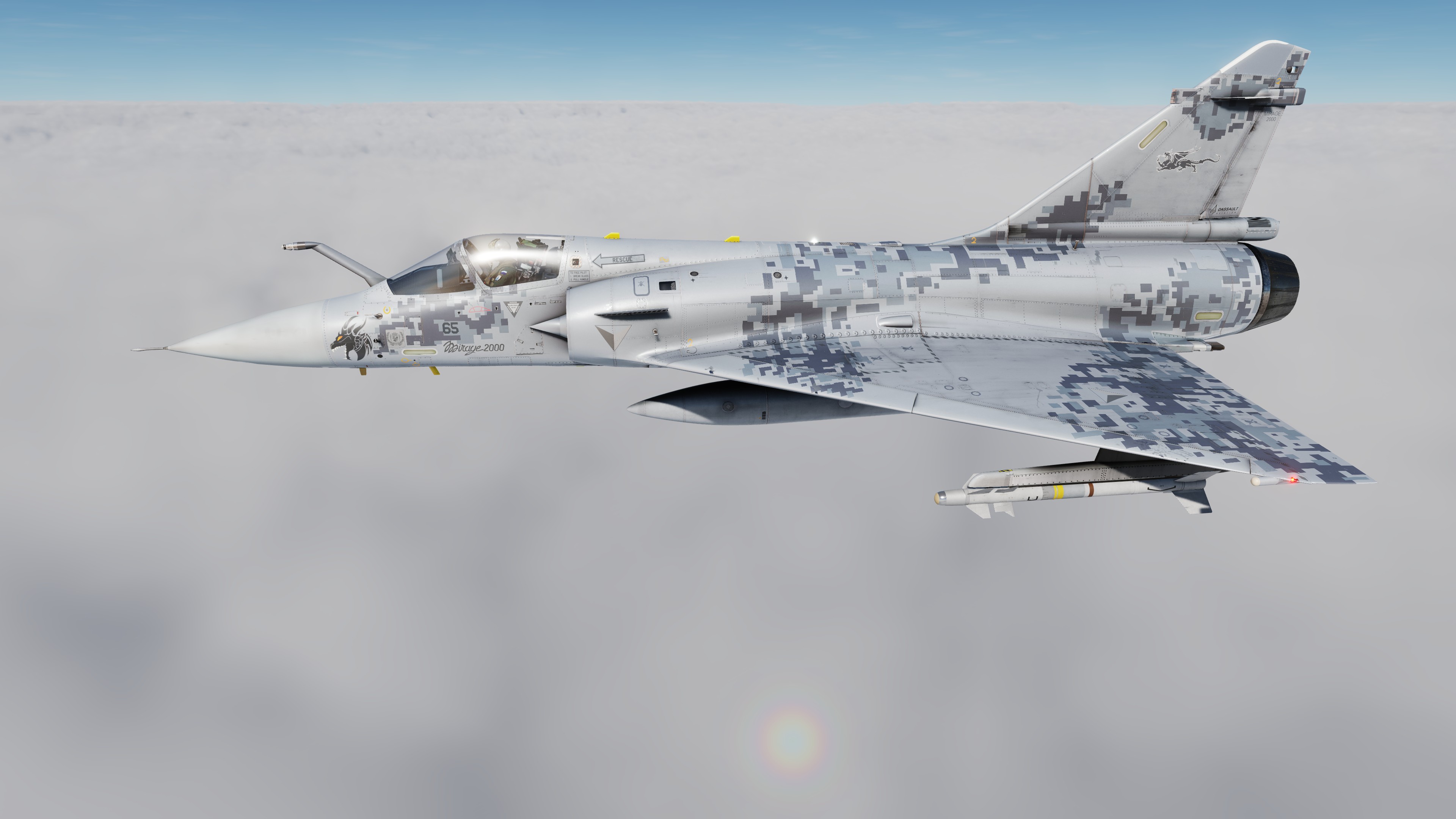 ACE COMBAT - M2000C - Nordennavic Royal Air Force - Sqn "Cote d'Or" SPA65 Pix