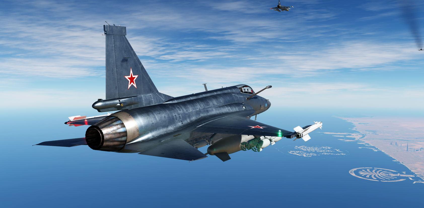 JF-17 as fictional soviet MiG.