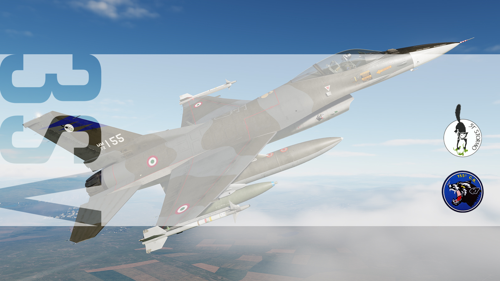 F-16C "CAMO 70's" AMI 51° Stormo 155° Gruppo (Fictional)