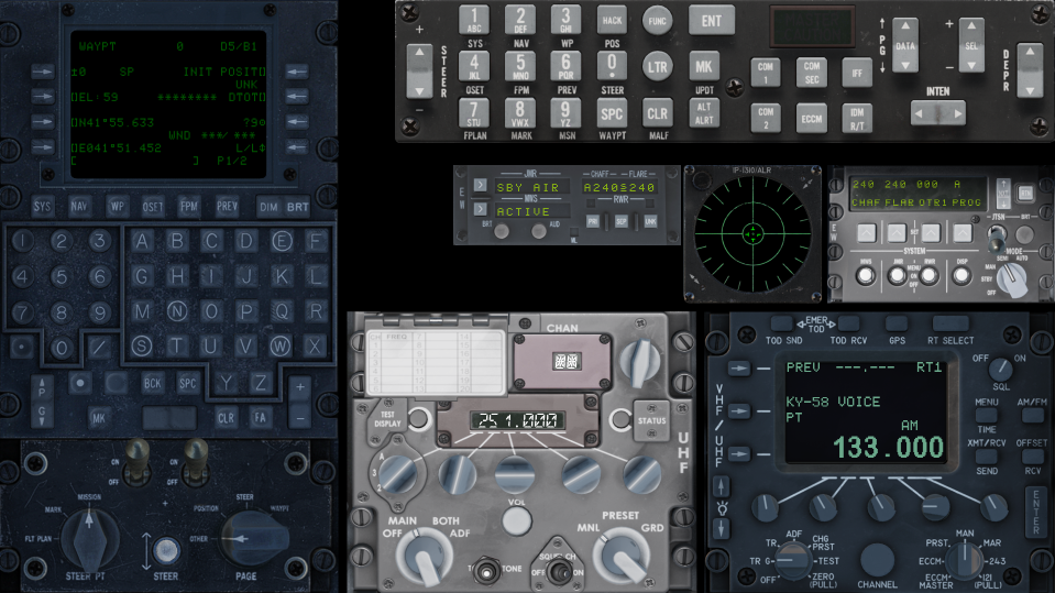 Helios Profile - CDU, UFC, RWR and AHCP for A10C2