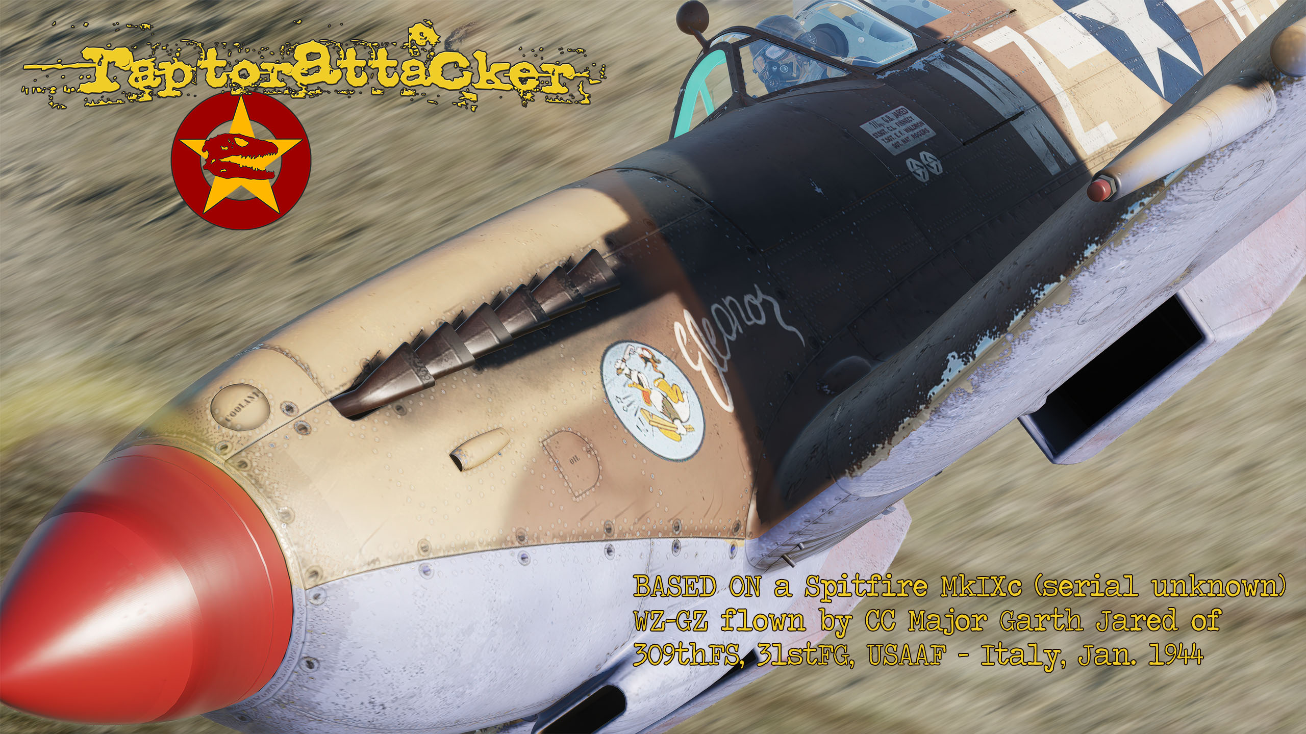 MkIX Spitfire based on the MkIXc version WZ-GJ "Eleanor" 