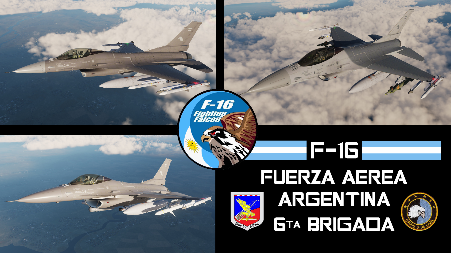 F-16 6ta Brigada Aérea Fuerza Aérea Argentina V2.0  (they are almost there)