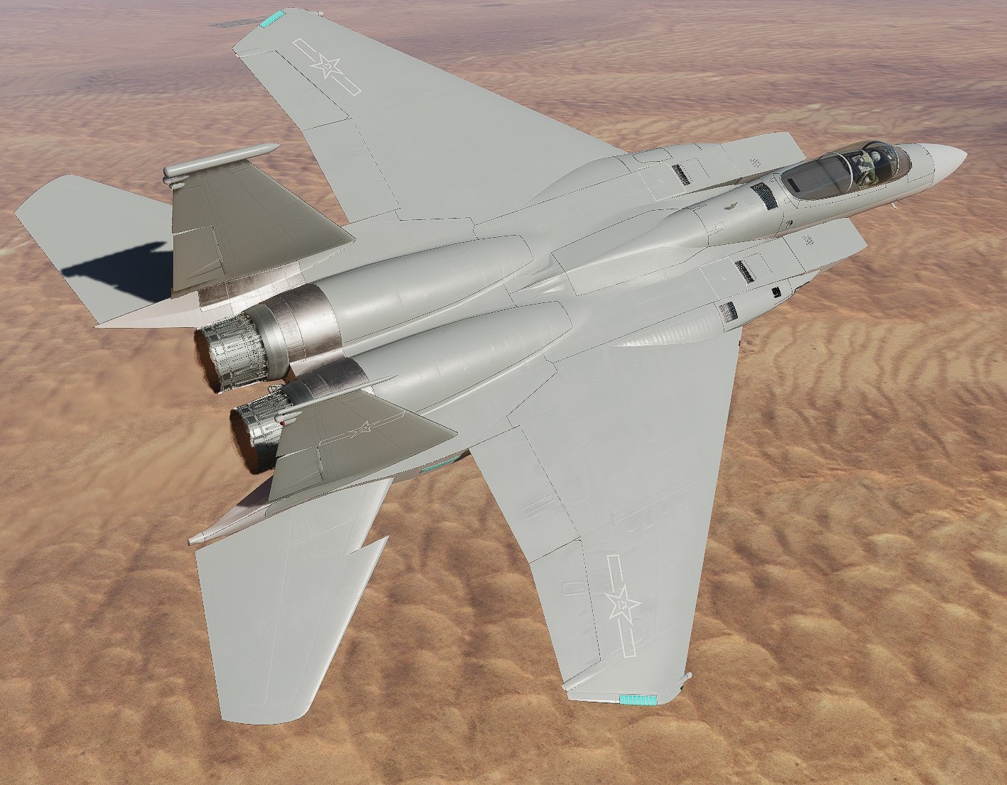 F-15C People’s Liberation Army Air Force August 1st “Ghost Gray” Livery