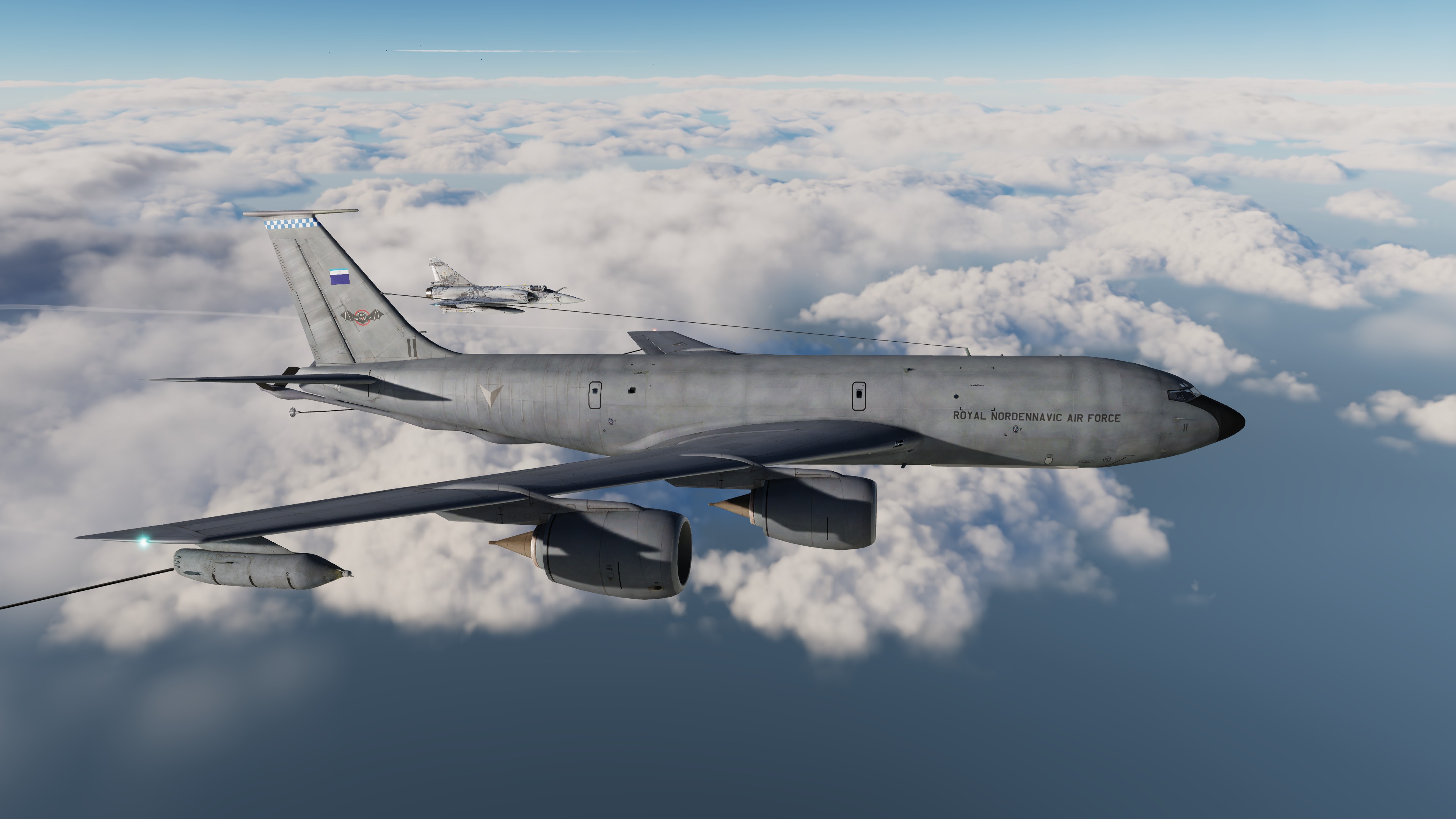 ACE COMBAT - KC-135 / KC-135MPRS - Nordennavic Royal Air Force - Sqn "Sologne" 2nd Flight LET 465 Part1