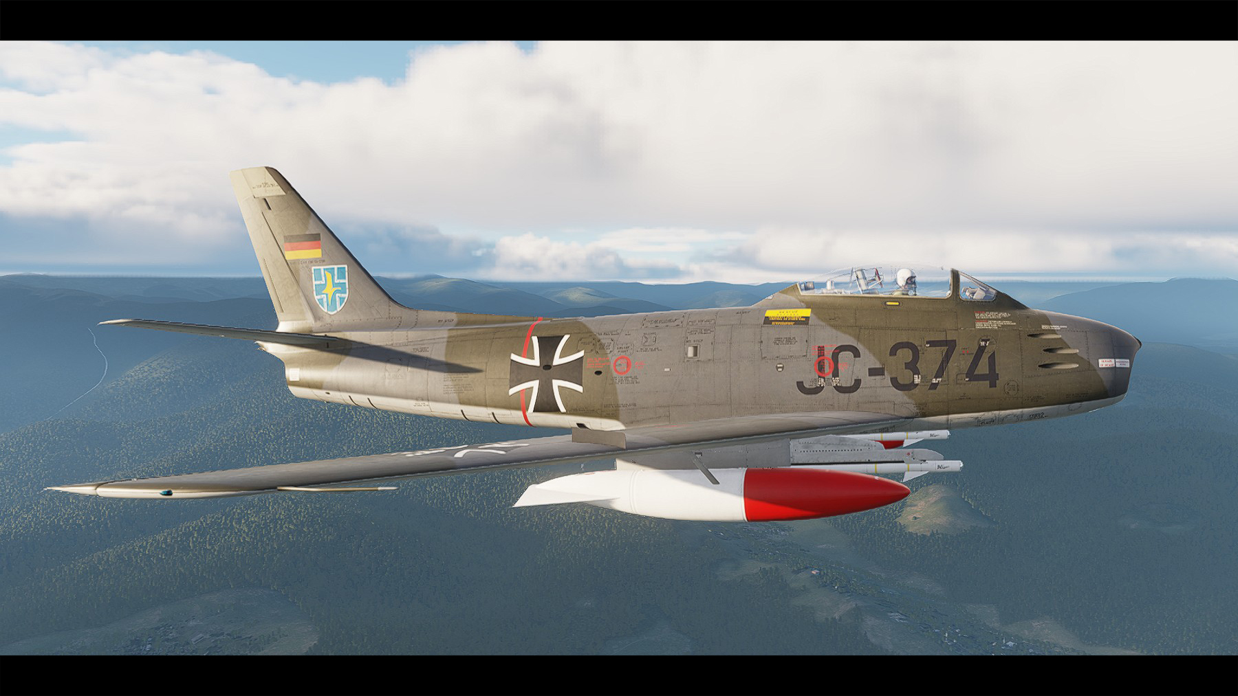 F-86F JC-374 JG 73 camo