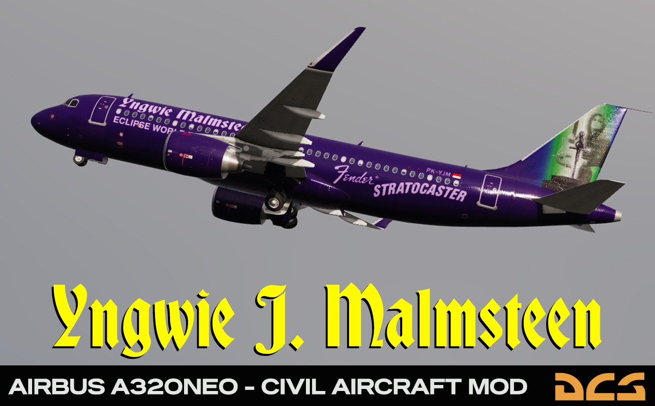 Yngwie J. Malmsteen - Eclipse World Tour 2026. Civil Aircraft Mod.