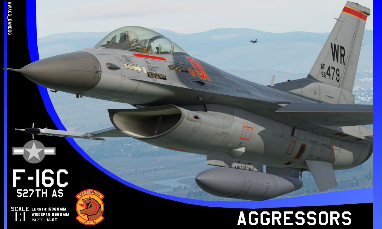 527th Aggressor Squadron ‘Aggressors’ F-16C