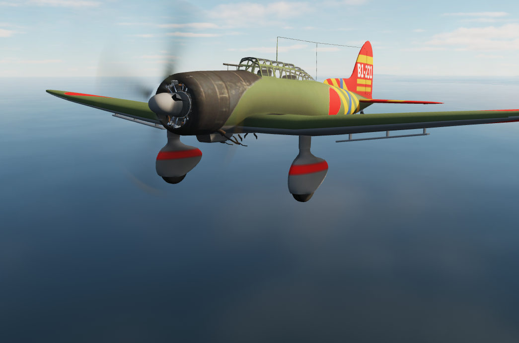 Aichi D3A ‘Val’ - AI asset (non animated)