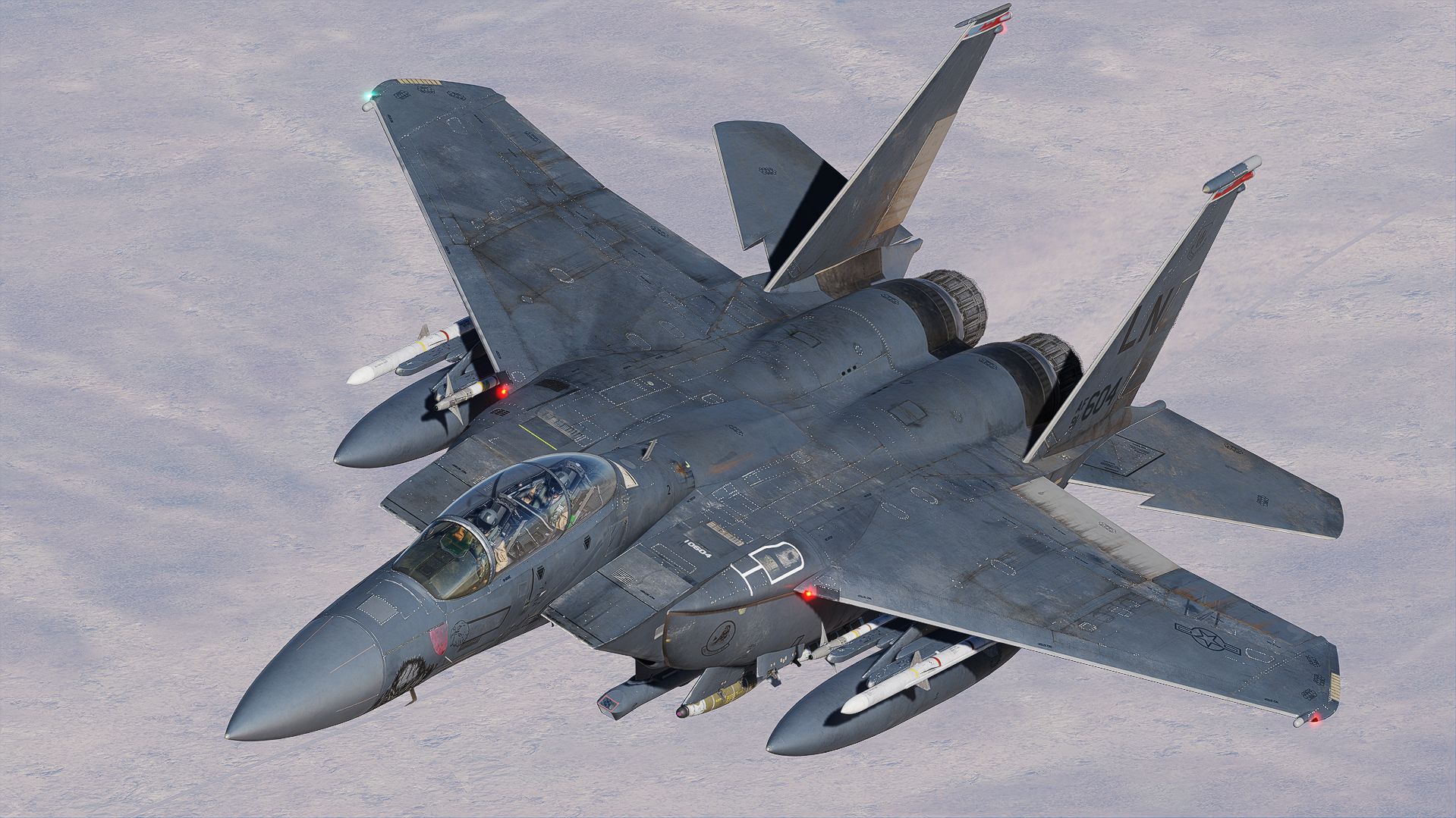 USAF AF91-0604 "EL LOBO" - 494th "Panthers"  - CETCOM