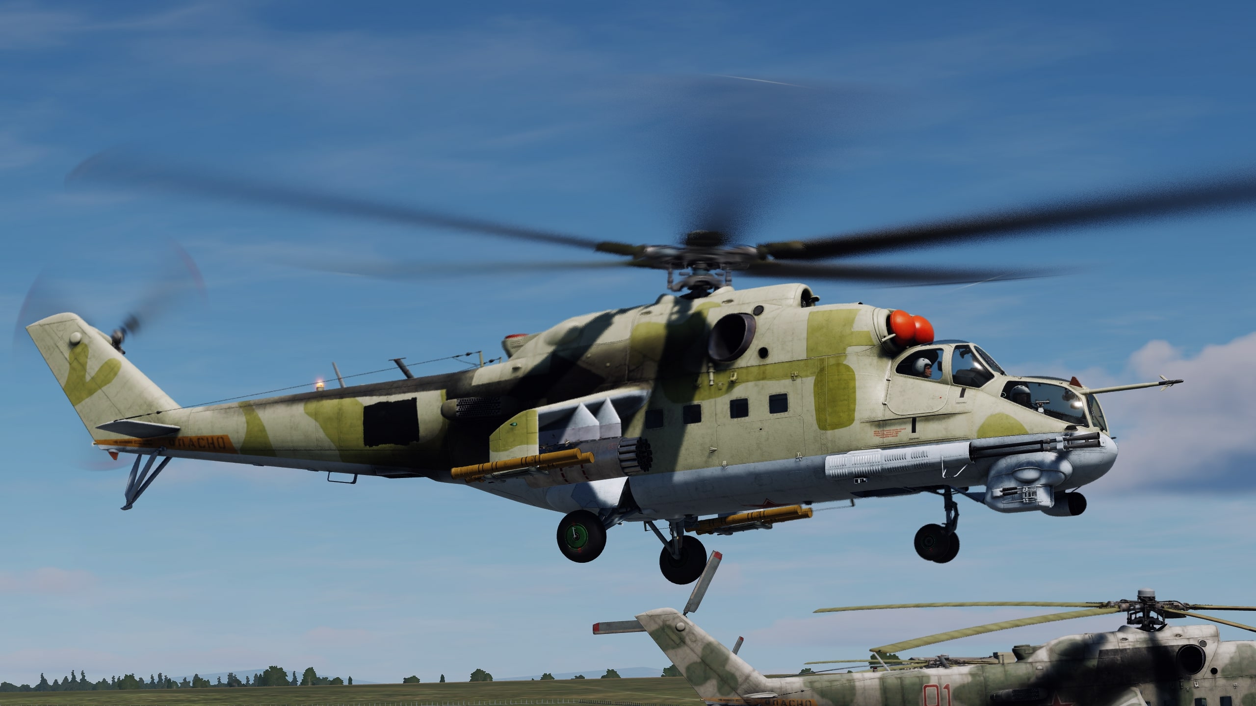 'Lightning Bolt' Mi-24P, Joint Aviation Group, Grozny, 2000