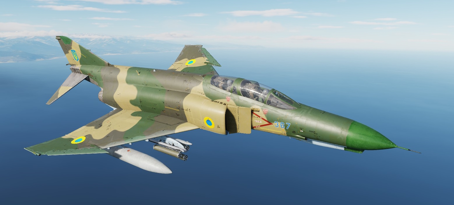 F-4E Ukrainian Air Force camo (fictional)