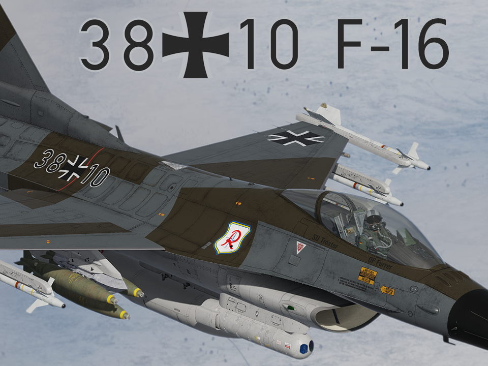 F-16C German Air Force Luftwaffe 38+10