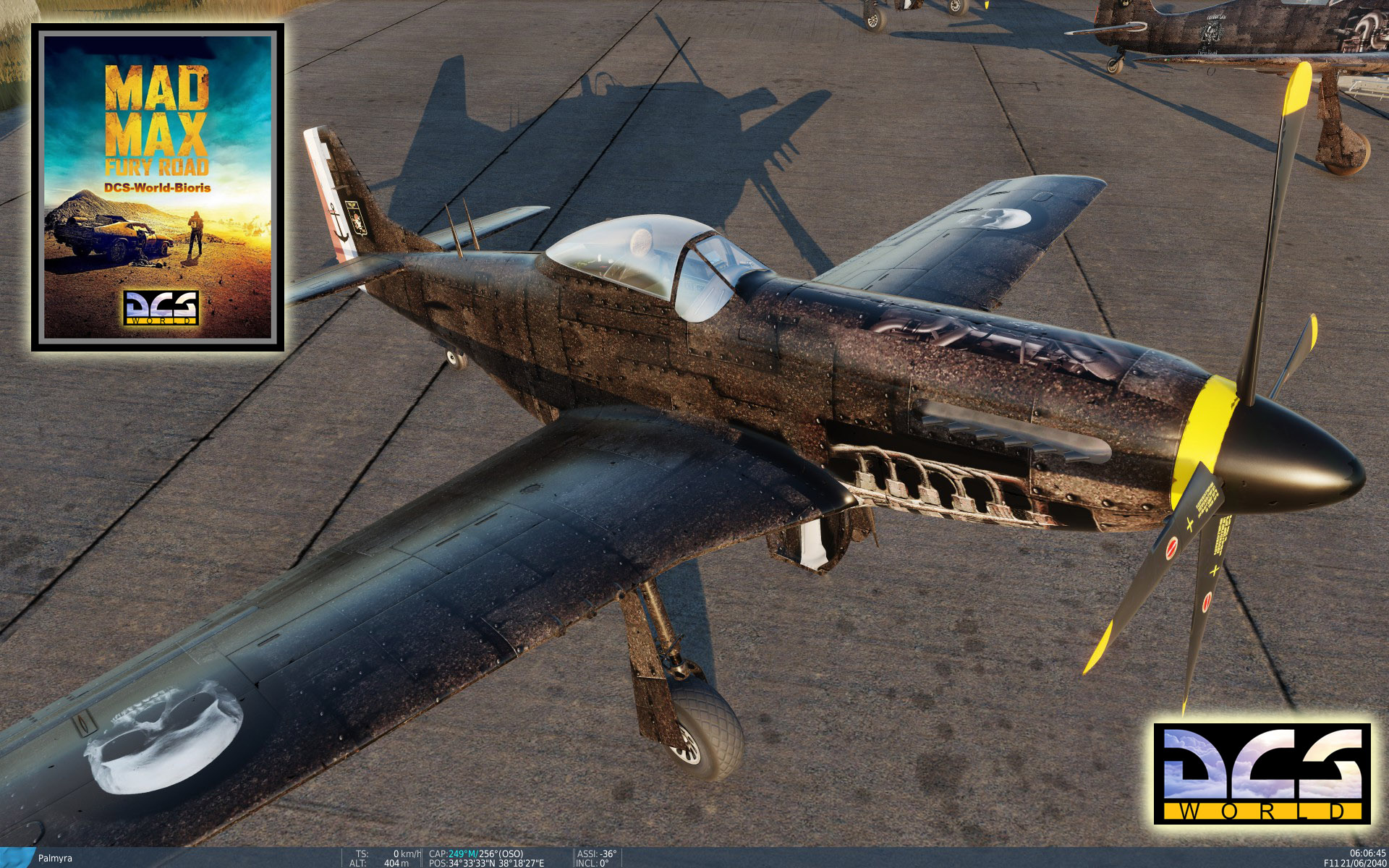 P51 Mustang MAD MAX Skin for Mad Max Missions