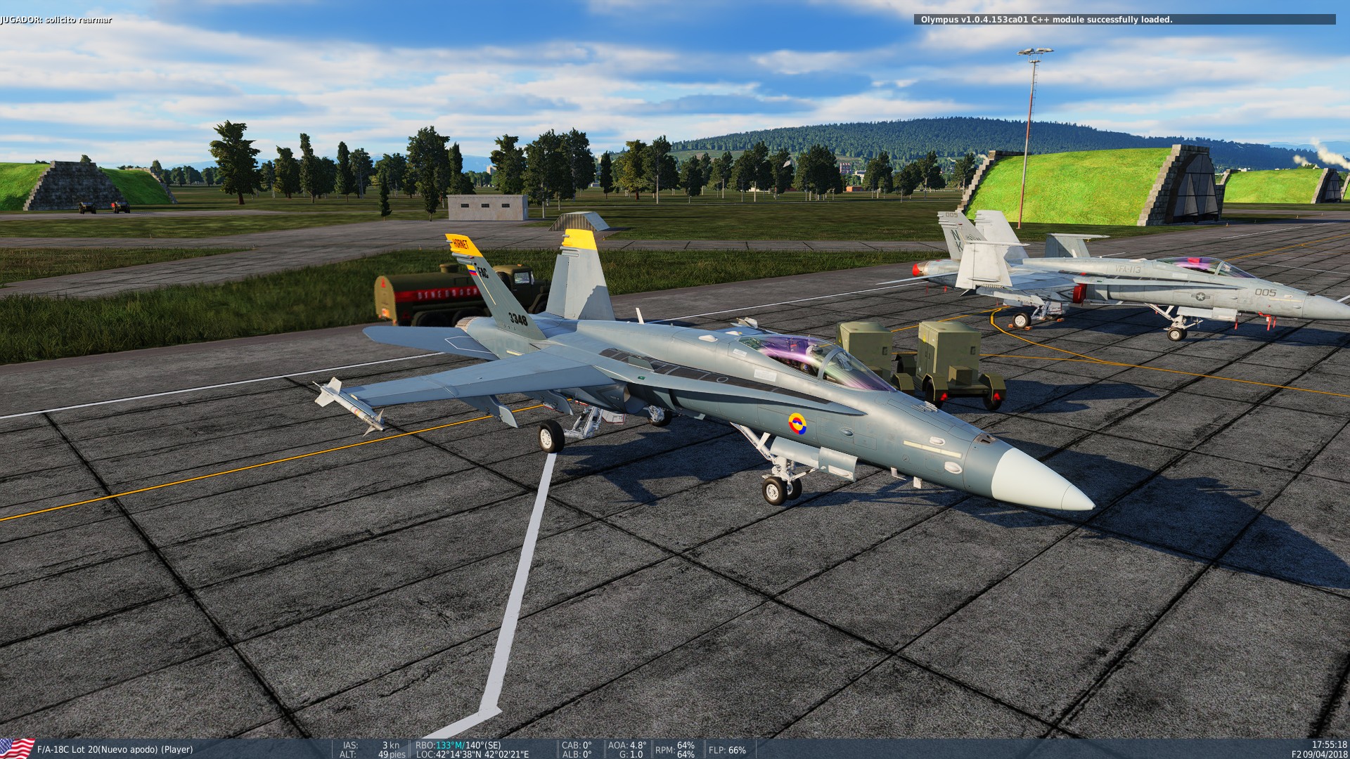 F/A-18C FAC Colombian Air Force