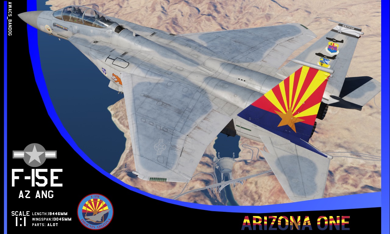 Arizona Air National Guard "Arizona One" F-15E (Fictional)