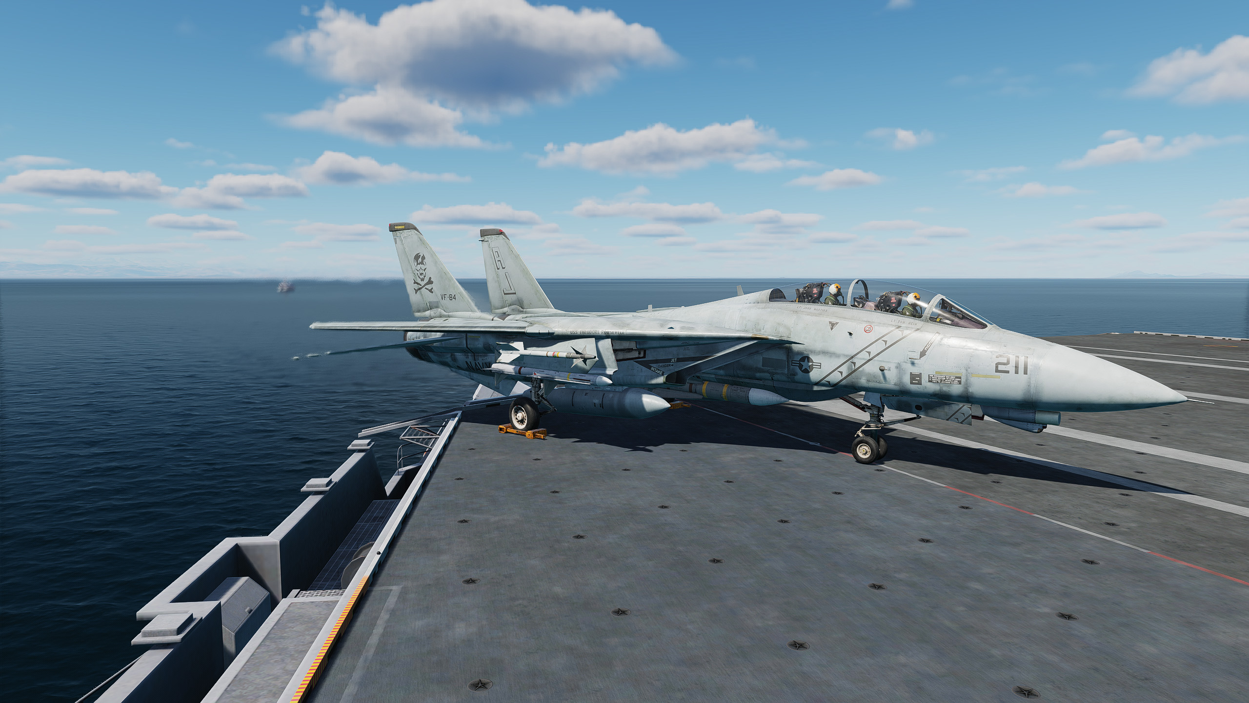 F-14A AJ211 of VF-84, Bn161164, USS Theodore Roosevelt, 1991