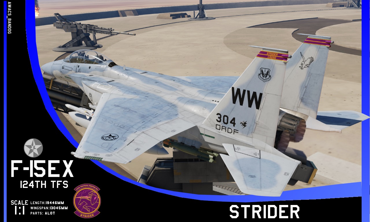 Ace Combat - 124th Tactical Fighter Squadron "Strider" F-15EX
