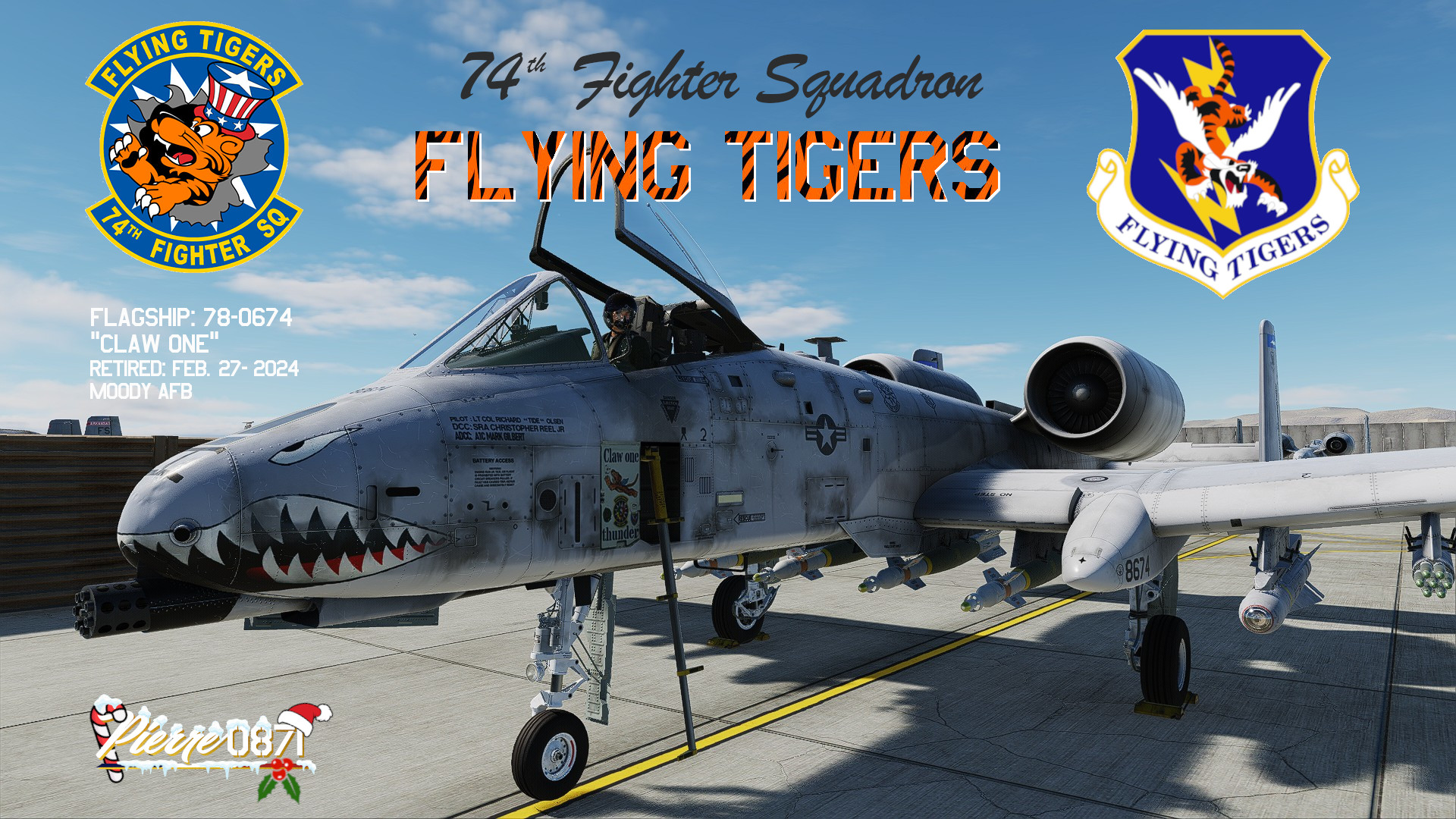 74th FS 23rd FG "Flying Tigers" Flagship