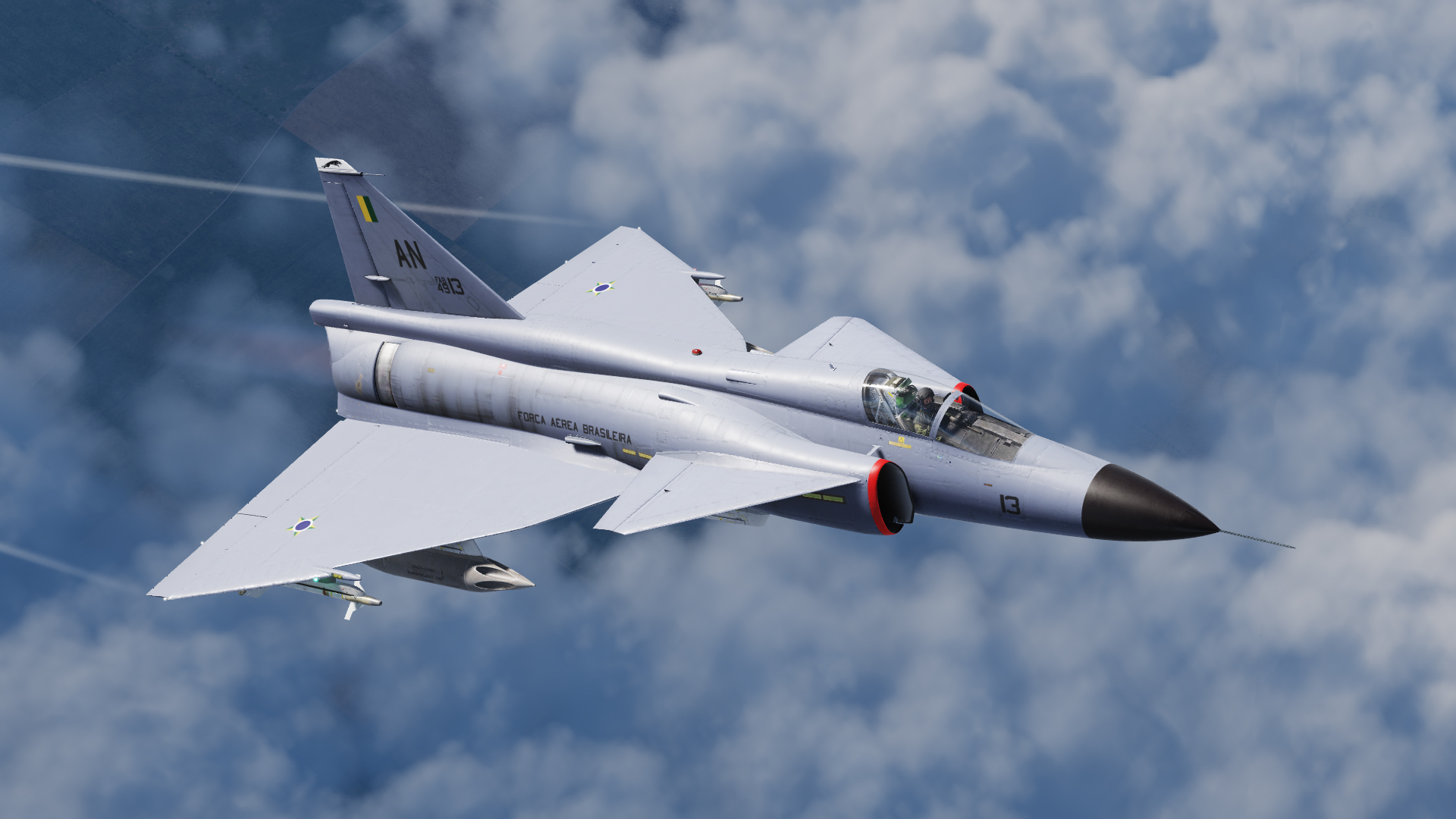 AJS-37 Viggen - AF-37 (Fictional) - 1º GDA "Esquadrão Jaguar"