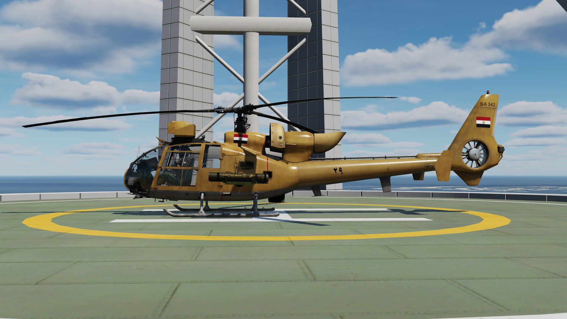 Egyptian Air Force Desert - Gazelle SA342 (Fictional) v2.5 *Updated 19/6/2024*