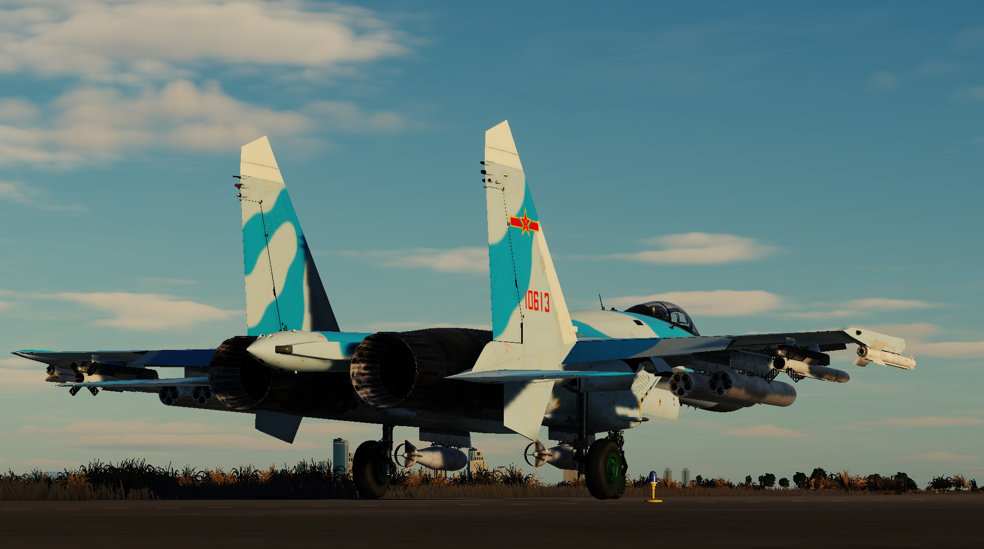 PLAAF Blue Camo (fictional) 