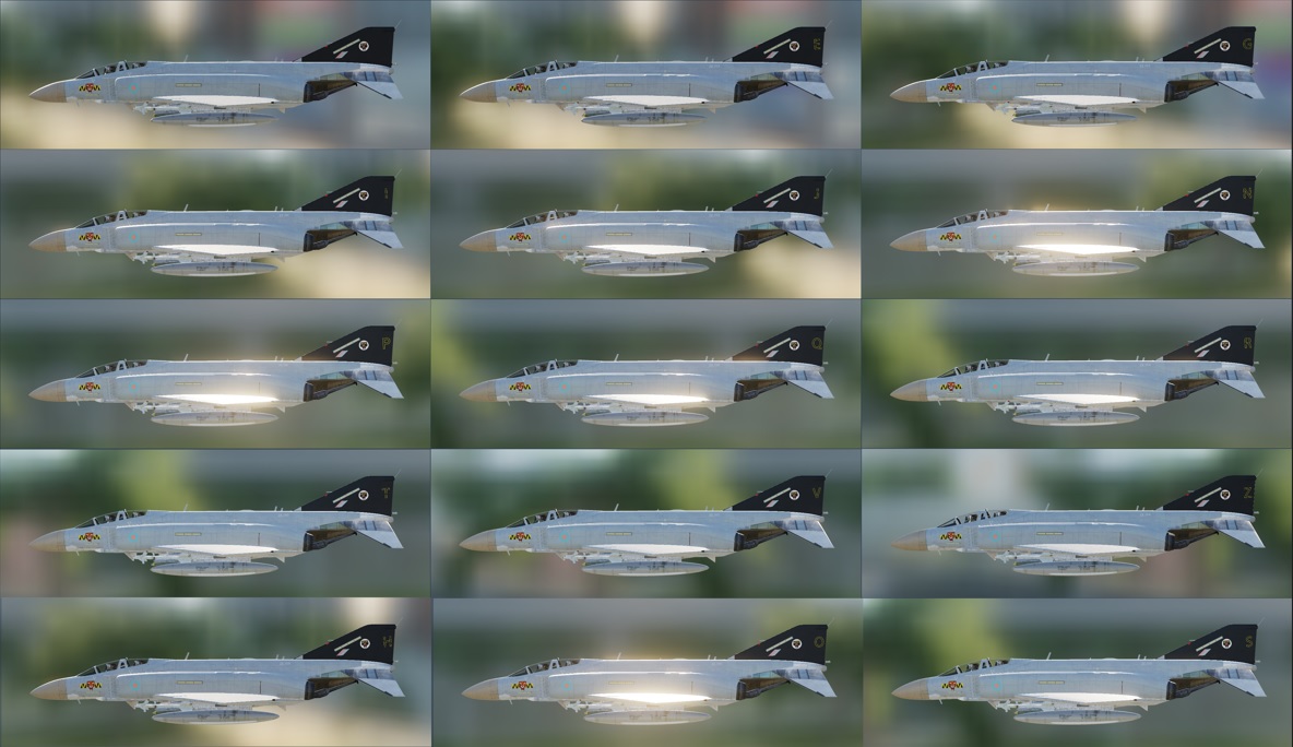 VSN F-4J 74 squadron raf Pack of 16 Liveries.