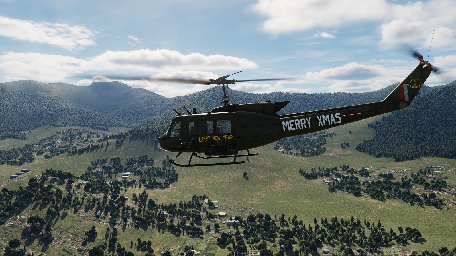 RAAF UH-1 Iroquois - MERRY XMAS