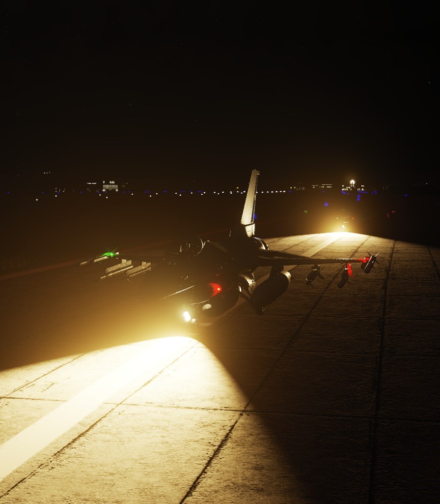 Simple Night patrol mission - F-16 - Coop