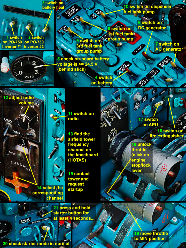 MiG-21bis cheatsheet kneeboards