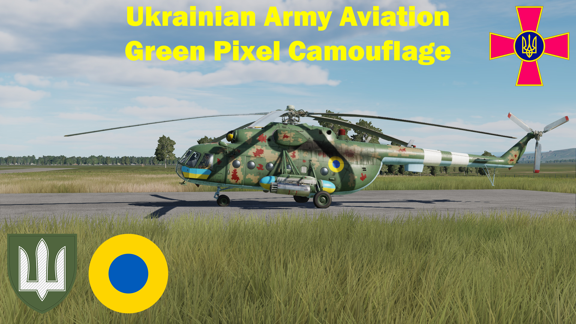 Mi-8MSB-V - Green Pixel Camo of Ukrainian Army Aviation