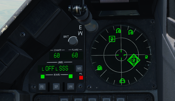 Digital Rwr F-16AM AN/ALR-69 RWR MOD UPDATE V1.0.5