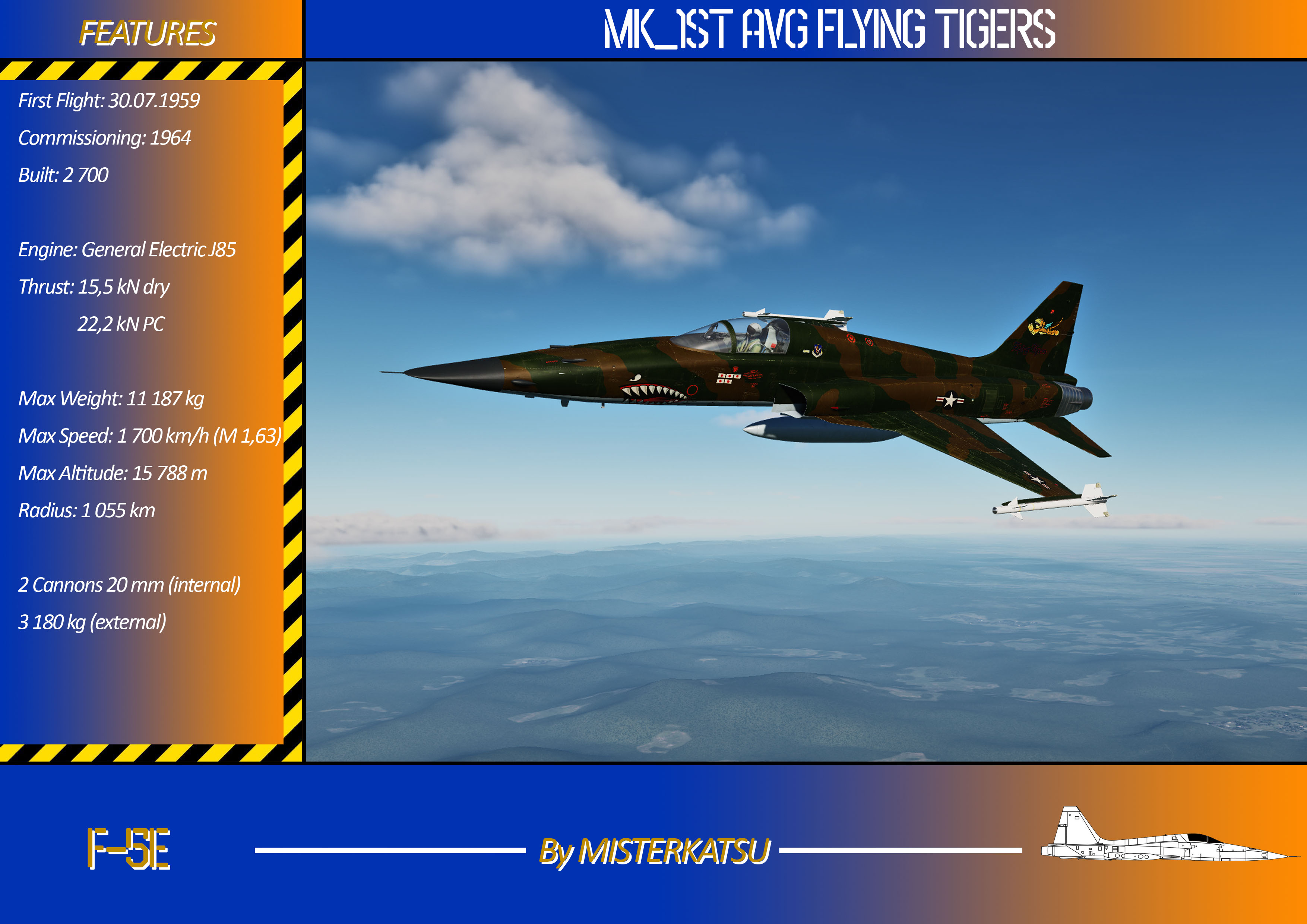 1ST AVG FLYING TIGERS (FICTIONNAL ON TIGER II)