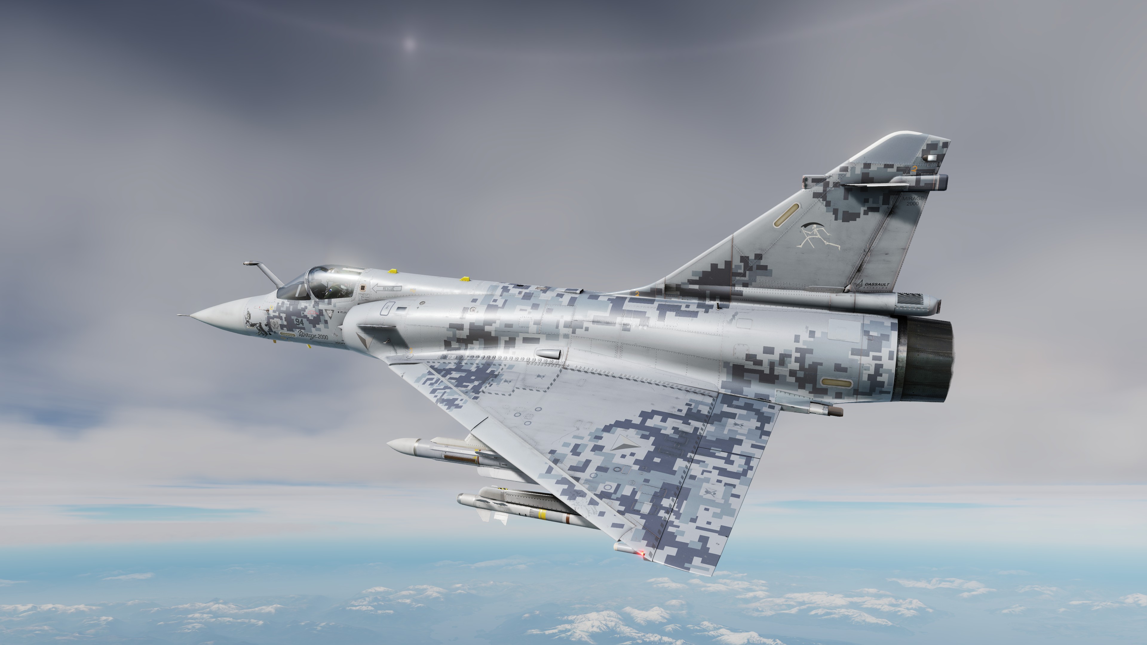 ACE COMBAT - M2000C - Nordennavic Royal Air Force - Sqn "Cote d'Or" SPA94 Pix