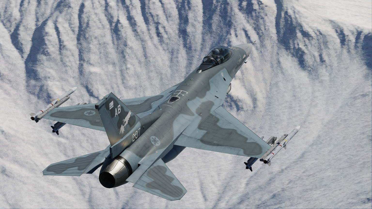 Fuerza Aerea Aureliana - 207th TFS Gryphus F-16C Have Glass II