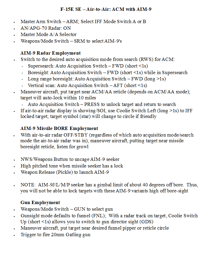F-15E Kneeboards by AKA_Relent