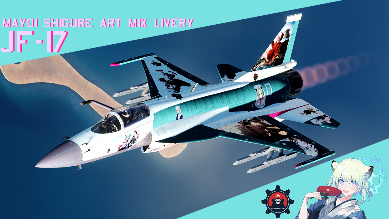 JF-17 Mayoi Shigure (Blue Archive) Art Mix Livery