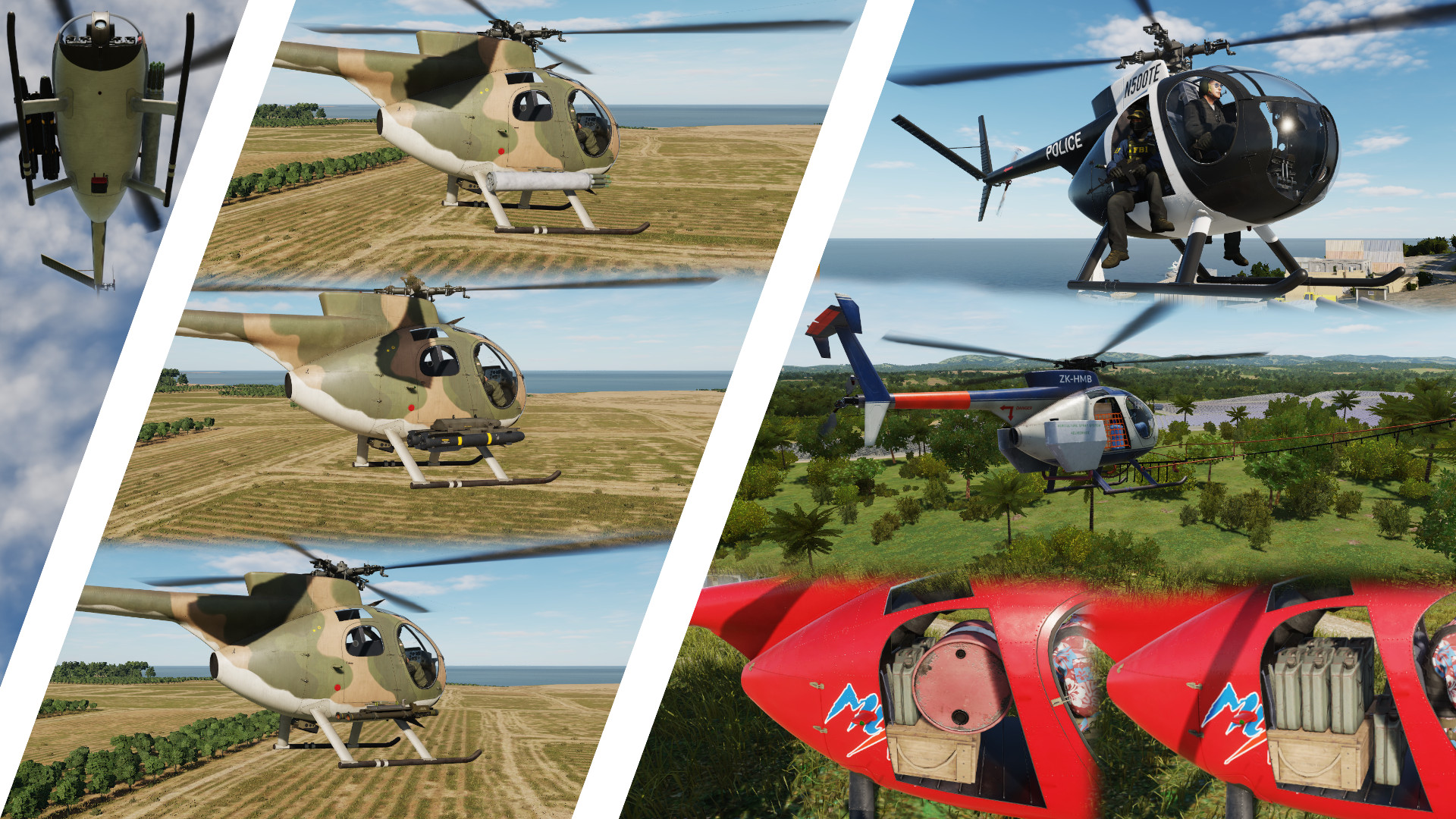 AH-6J/OH-6A Weapons & Attachments Mod v2.4 *Updated for v1.0/v1.6*