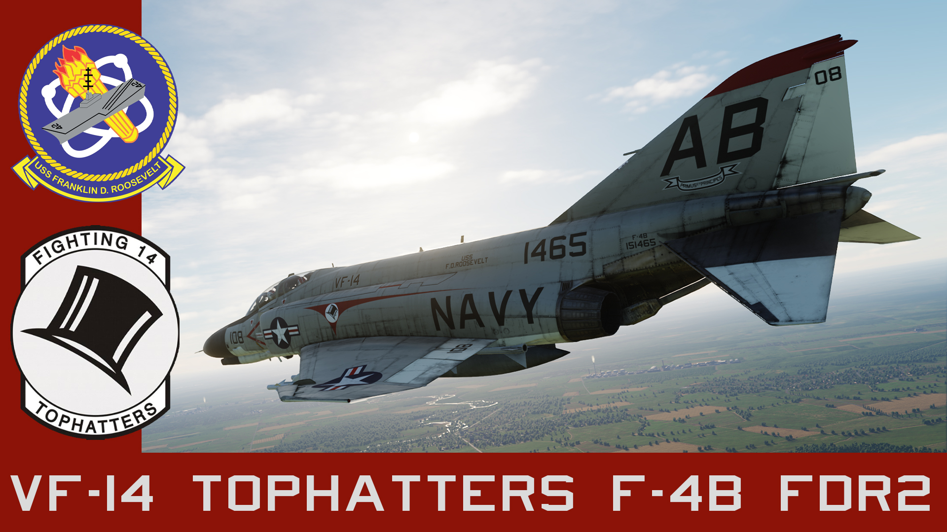 VF-14 Tophatters F-4B USS FDR (2/2)