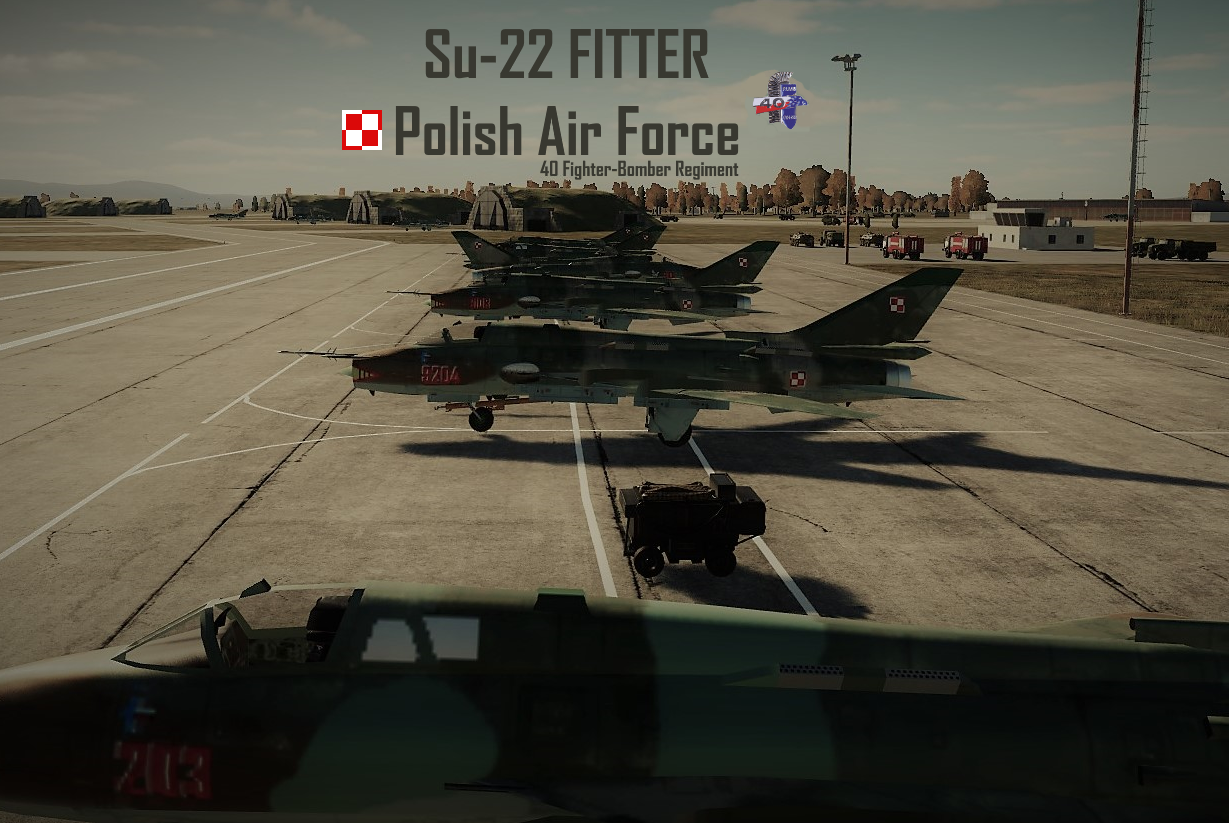 Su-22 Fitter - Polish Air Force 40th Fighter-Bomber Regiment ŚWIDWIN 1.4