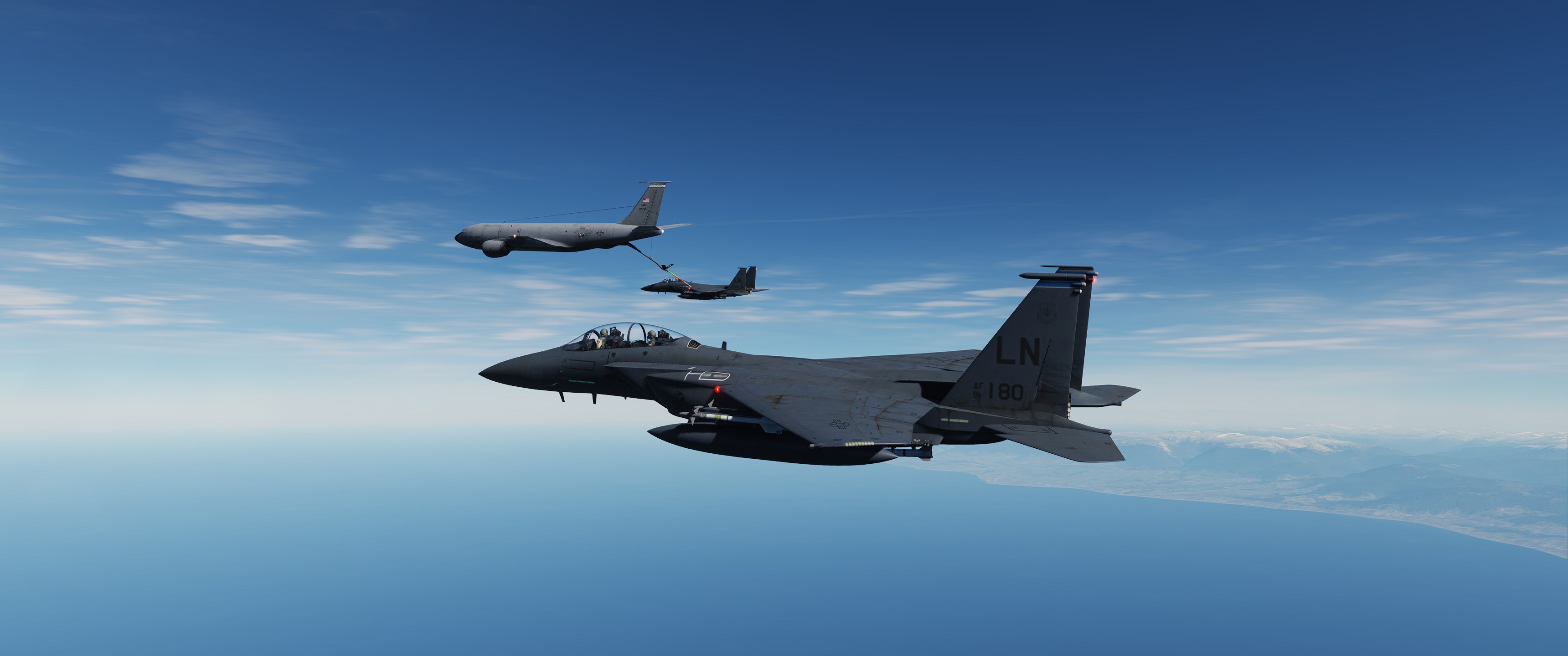 DCS F-15E - Aerial Refueling