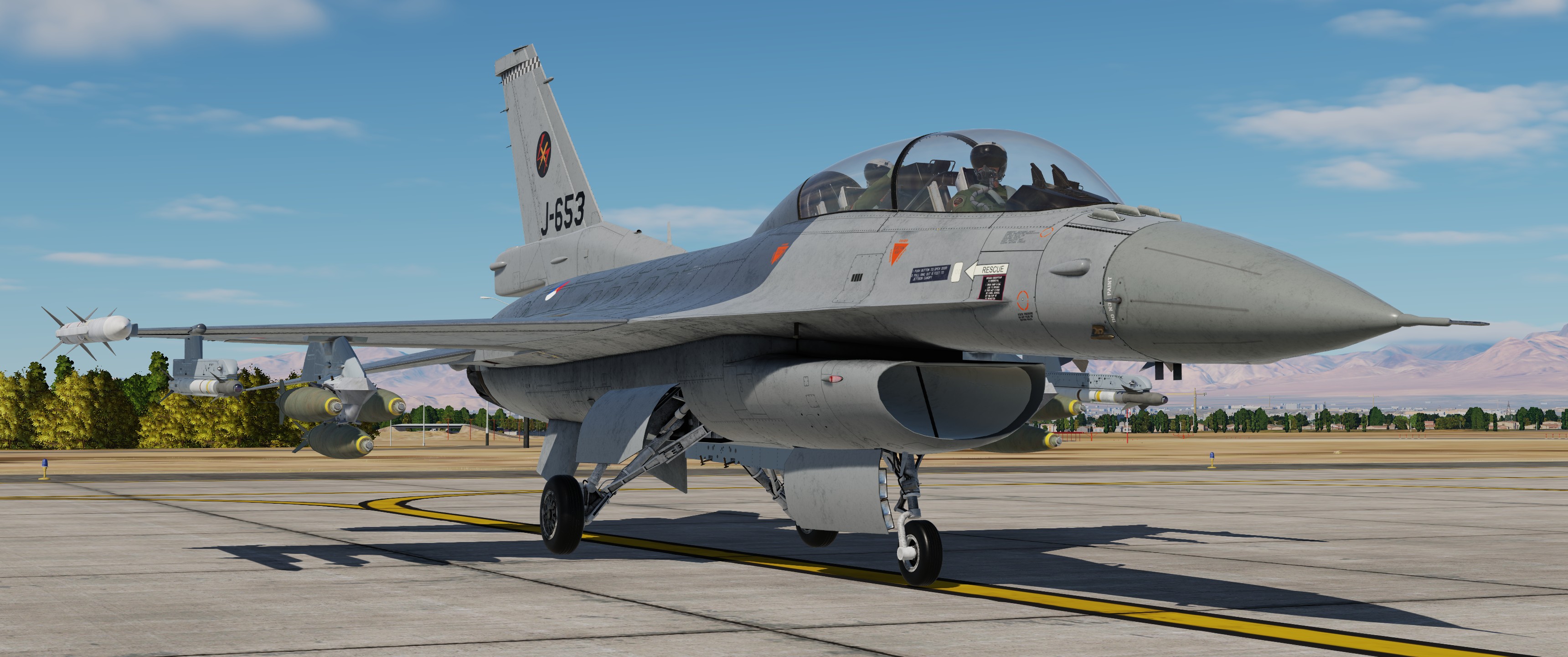 F-16D(BM) SUFA Mod J-653 RNLAF 312Sqn.