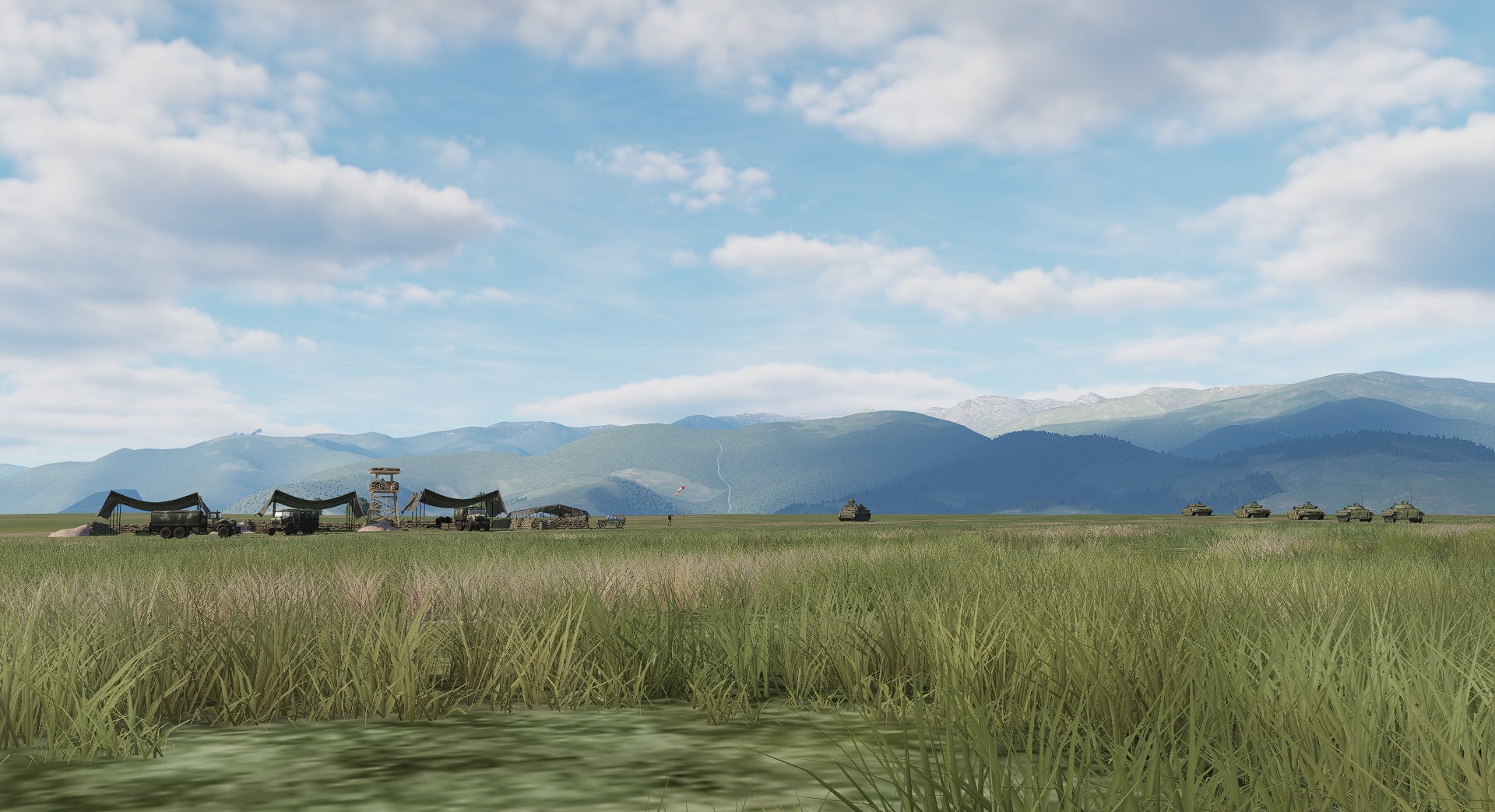 Reservoir Fight (AH-64D, F-16C / Mi-24P, Su-25A) modified mission from game (with mods)