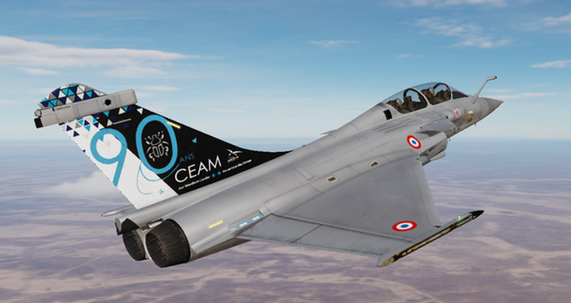 Rafale B 90 ANS du CEAM for RAF Mod by SPLIT AIR