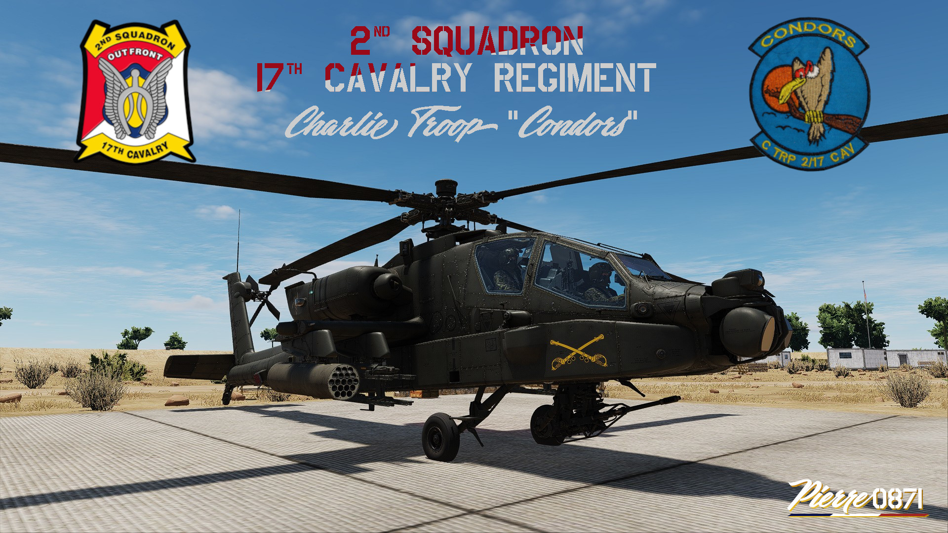 2-17th AIR CAV C. trp "CONDORS" 13467