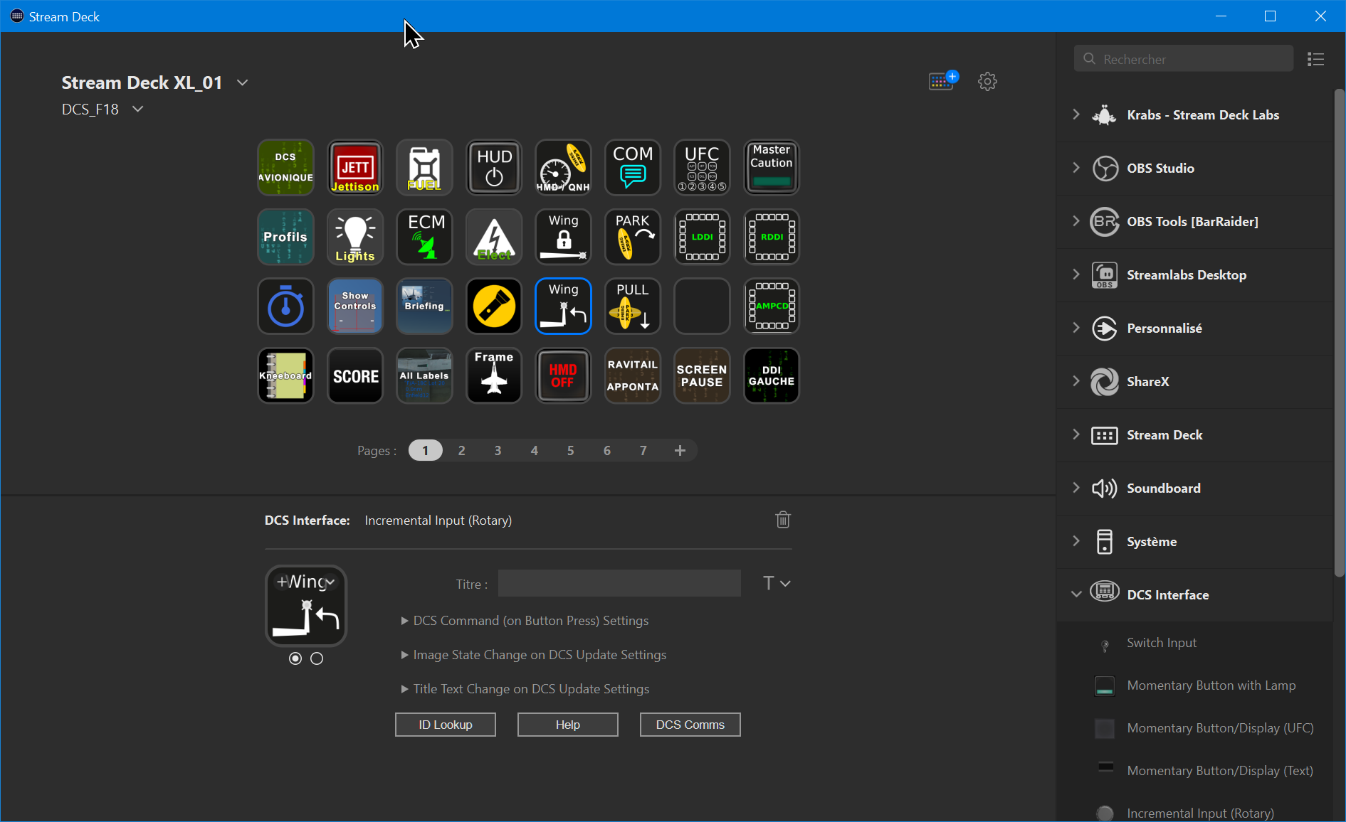 Profil Streamdeck F/A-18C Hornet