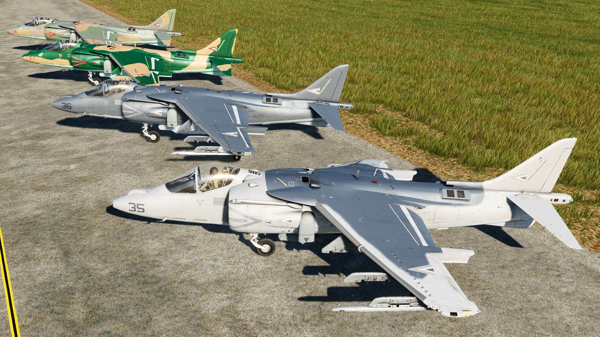 AV-8B Harrier II Hungarian Air Force pack (fictional camo)